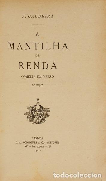 Libros: CALDEIRA. (Fernando) - A MANTILHA DE RENDA. - Foto 1