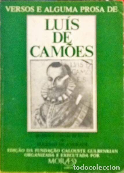 Libros: CAM&Otilde;ES. (Lu&iacute;s Vaz de) e Eug&eacute;nio de Andrade. - VERSOS E ALGUMA PROSA DE LU&Iacute;S DE CAM&Otilde;ES. - Foto 1