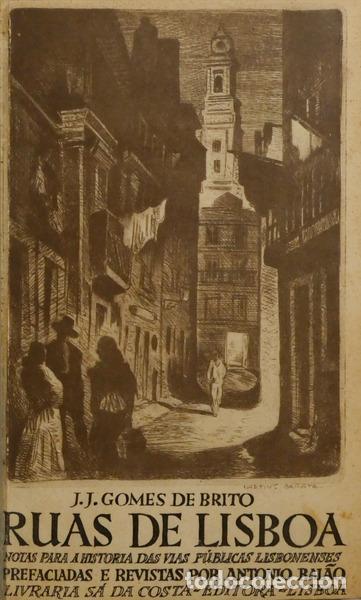 Libros: GOMES DE BRITO. (Jos&eacute; Joaquim) - RUAS DE LISBOA. - Foto 1