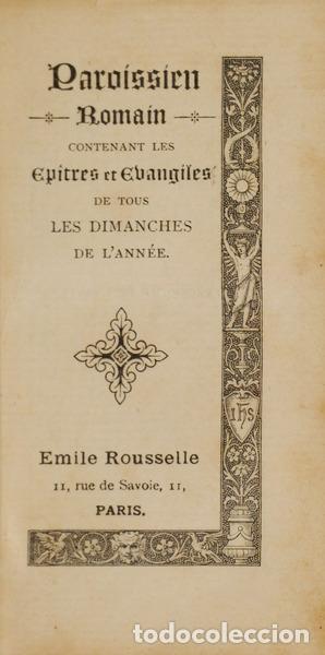 Libros: PAROISSIEN ROMAIN. - Foto 1