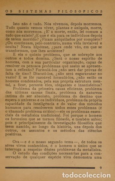 Libros: CRESSON. (Andr&eacute;) - OS SISTEMAS FILOS&Oacute;FICOS. - Foto 2