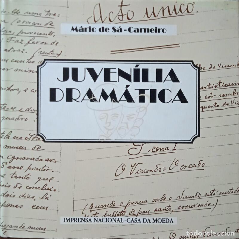 Libros: S&Aacute; CARNEIRO. (M&aacute;rio de) - JUVEN&Iacute;LIA DRAM&Aacute;TICA - Foto 1