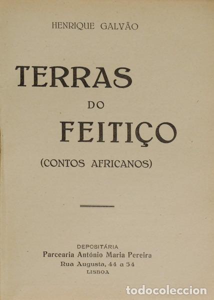 Libros: GALV&Atilde;O. (Henrique) - TERRAS DO FEITI&Ccedil;O. - Foto 2