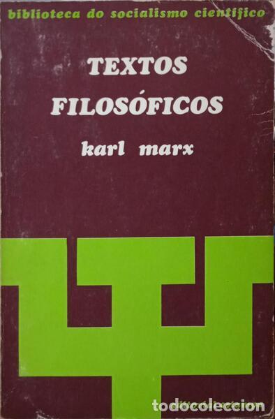Libros: MARX. (Karl) - TEXTOS FILOS&Oacute;FICOS. - Foto 1
