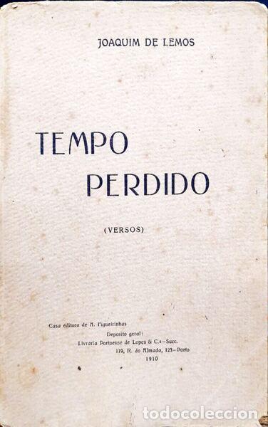 Libros: LEMOS. (Joaquim de) - TEMPO PERDIDO. - Foto 1