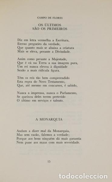 Libros: DEUS. (Jo&atilde;o de) - CAMPO DE FLORES, TOMO II. - Foto 2