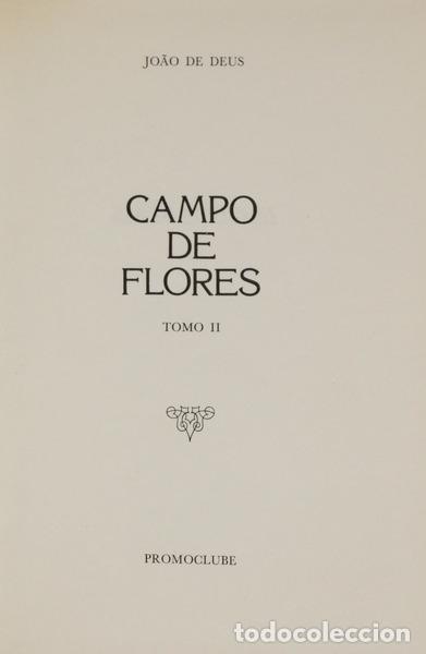 Libros: DEUS. (Jo&atilde;o de) - CAMPO DE FLORES, TOMO II. - Foto 1