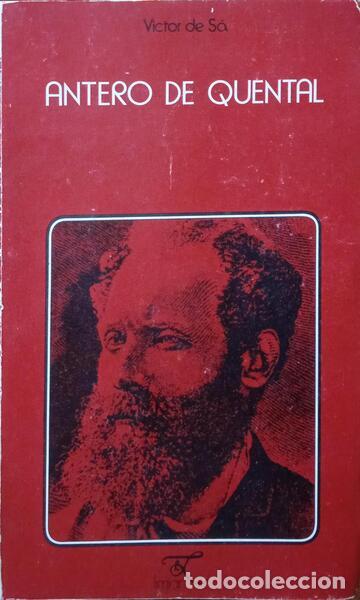 Libros: S&Aacute;. (Victor de) - ANTERO DE QUENTAL. - Foto 1