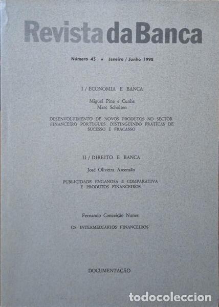 Libros: REVISTA DA BANCA, N.&ordm; 45, JANEIRO/JUNHO 1998. - Foto 1