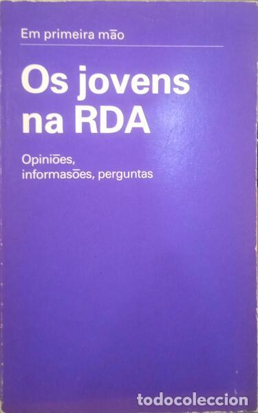 Libros: JOVENS (OS) NA RDA - REP&Uacute;BLICA DEMOCR&Aacute;TICA ALEM&Atilde;. - Foto 1