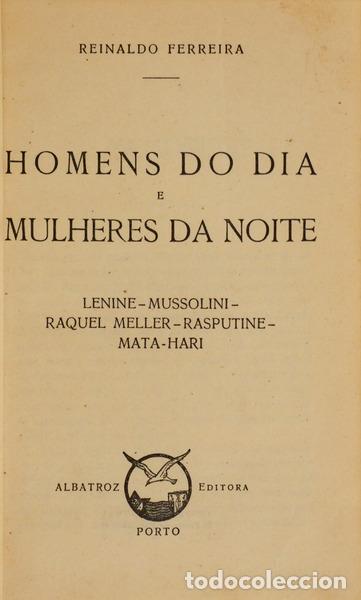 Libros: FERREIRA. (Reinaldo) - HOMENS DO DIA E MULHERES DA NOITE. - Foto 2