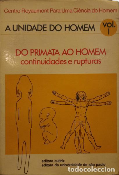 Libros: MORIN. (Edgar) e Massimo Piattelli-Palmarini. - DO PRIMATA AO HOMEM: CONTINUIDADES E RUPTURAS. - Foto 1