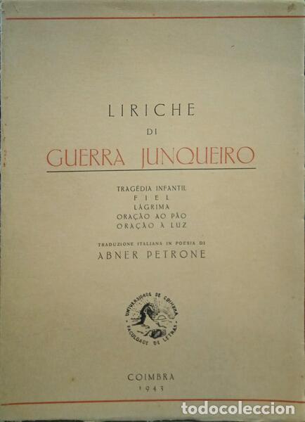 Libros: GUERRA JUNQUEIRO. (Ab&iacute;lio Manuel) - LIRICHE. - Foto 1