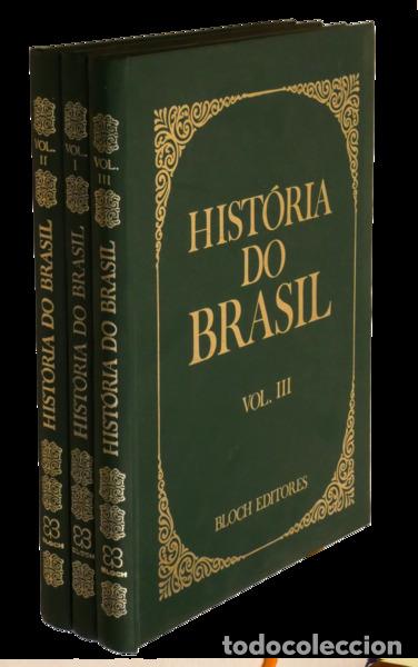 Libros: HIST&Oacute;RIA DO BRASIL. [3 VOLS.] - Foto 3