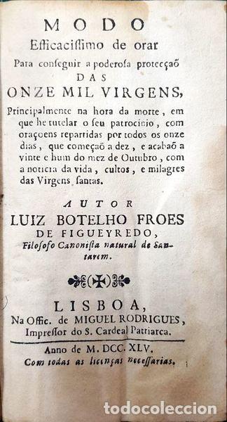 Libros: FR&Oacute;IS DE FIGUEIREDO. (Lu&iacute;s Botelho) - MODO EFFICACISSIMO DE ORAR PARA CONSEGUIR A PODEROSA PROTEC&Ccedil;&Atilde;O - Foto 1