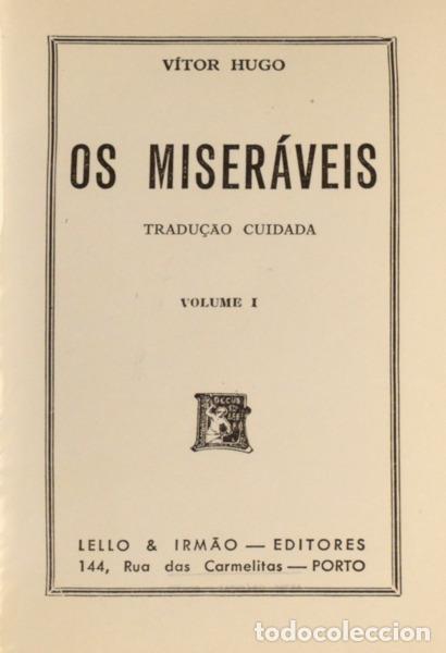 Libros: HUGO. (V&iacute;tor) - OS MISER&Aacute;VEIS. [5 VOLS.] - Foto 1