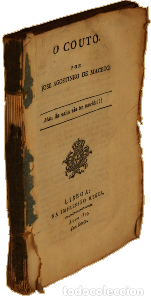 Libros: MACEDO. (Jos&eacute; Agostinho de) - O COUTO. - Foto 3