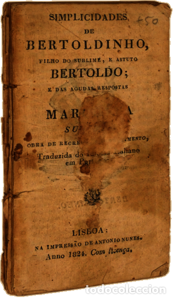 Libros: CROCE. (Giulio Cesare) - SIMPLICIDADES DE BERTOLDINHO, FILHO DO SUBLIME, E ASTUTO BERTOLDO&#59; E DA - Foto 4