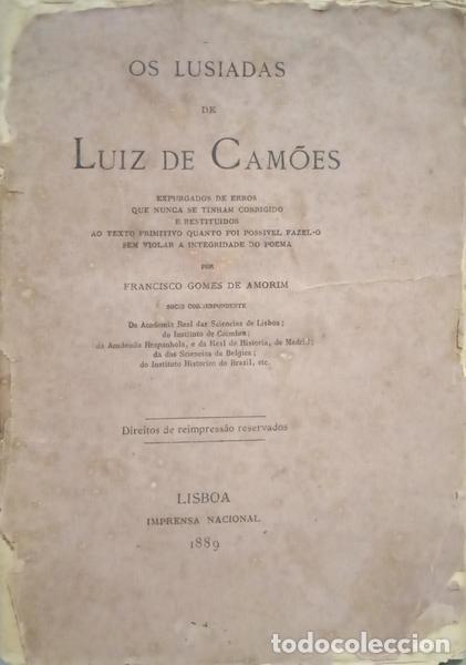 Libros: CAM&Otilde;ES. (Lu&iacute;s Vaz de) - OS LUSIADAS. - Foto 1