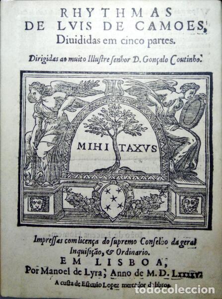 Libros: CAM&Otilde;ES. (Lu&iacute;s de) - RHYTHMAS [FAC-S&Iacute;MILE] - Foto 1