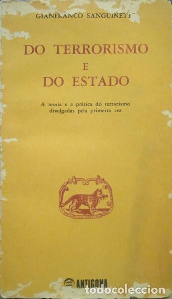 Libros: SANGUINETTI. (Gianfranco) - DO TERRORISMO E DO ESTADO.