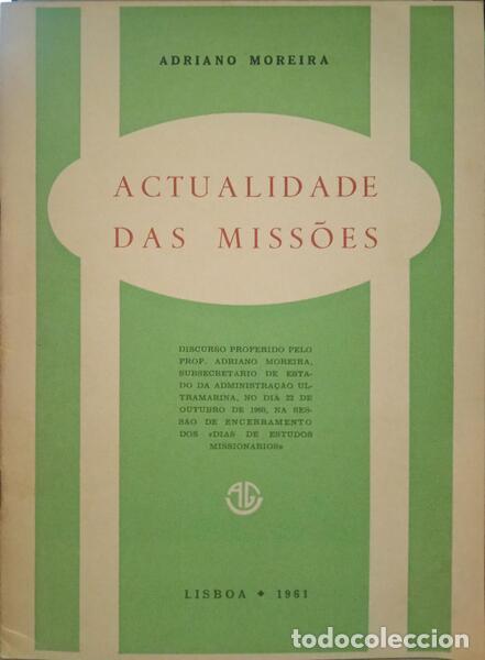 Libros: MOREIRA. (Adriano) - ACTUALIDADE DAS MISS&Otilde;ES. - Foto 1
