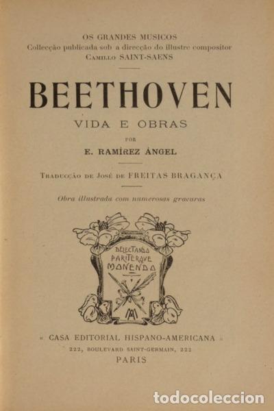 Libros: RAM&Iacute;REZ &Aacute;NGEL. (E.) - BEETHOVEN: VIDA E OBRAS. - Foto 2