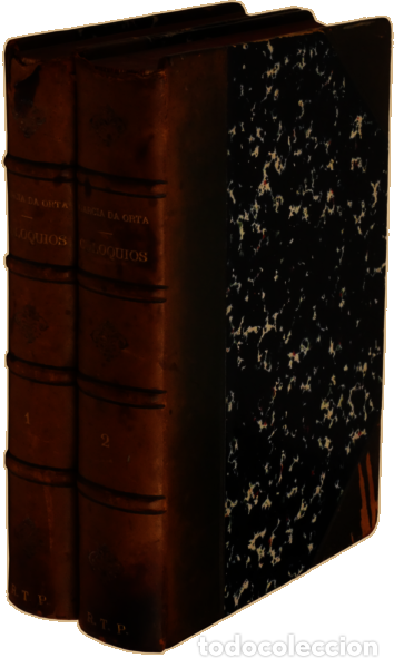 Libros: ORTA. (Garcia de) - COLOQUIOS DOS SIMPLES E DROGAS DA INDIA. [2 VOLS.] - Foto 4
