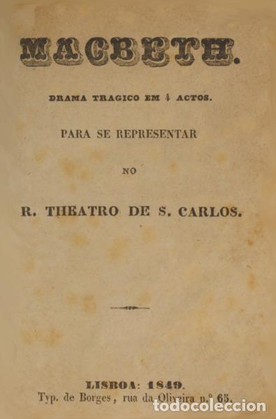 Libros: PIAVE. (Francesco Maria) - MACBETH. [7 OBRAS] - Foto 1