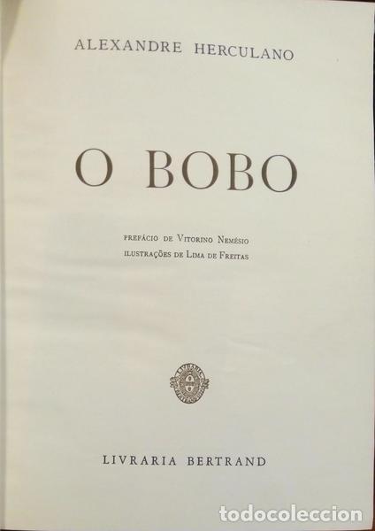 Libros: HERCULANO. (Alexandre) - O BOBO. - Foto 1