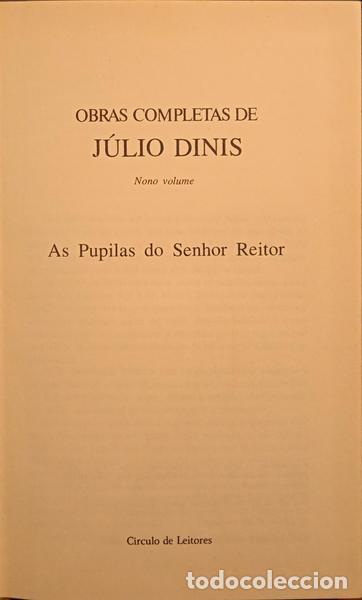 Libros: DINIS. (J&uacute;lio) - OBRAS COMPLETAS. [9 VOLS. 1.&ordf; EDI&Ccedil;&Atilde;O] - Foto 2