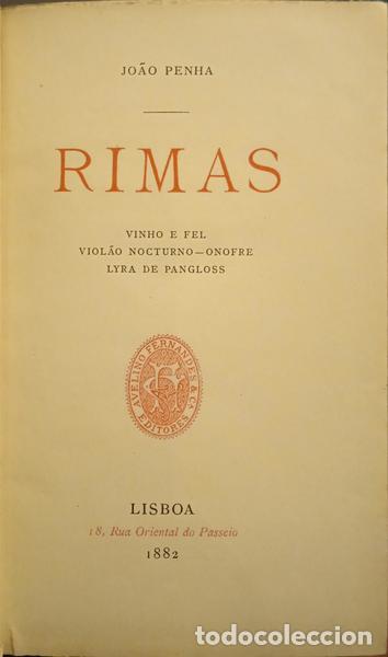 Libros: PENHA. (Jo&atilde;o) - RIMAS. - Foto 2