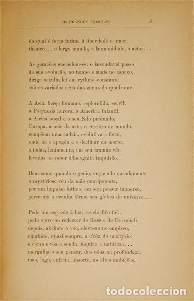 Libros: BARROS. (Guilhermino de) - CANTOS DO FIM DO SECULO. - Foto 3