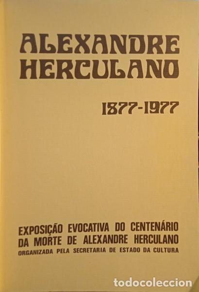 Libros: ALEXANDRE HERCULANO, 1877-1977. [EXPOSI&Ccedil;&Atilde;O] - Foto 2