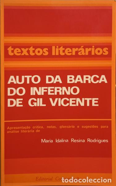 Libros: VICENTE. (Gil) - AUTO DA BARCA DO INFERNO. - Foto 1