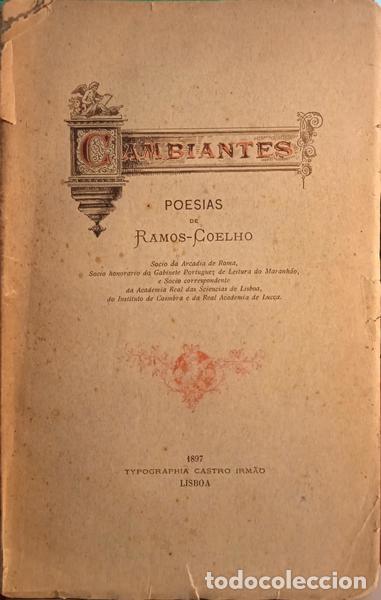 Libros: RAMOS-COELHO. (Jos&eacute;) - CAMBIANTES. - Foto 1