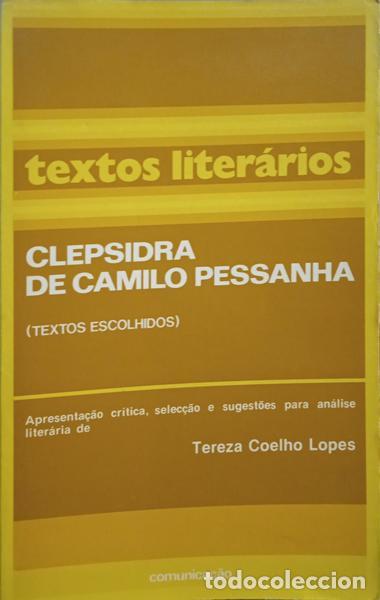 Libros: PESSANHA. (Camilo) - CLEPSIDRA. - Foto 1