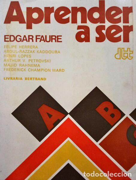 Libros: FAURE. (Edgar) et al. - APRENDER A SER. [2.&ordf; EDI&Ccedil;&Atilde;O] - Foto 1