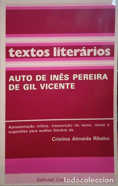 Libros: VICENTE. (Gil) - AUTO DE IN&Ecirc;S PEREIRA. - Foto 1