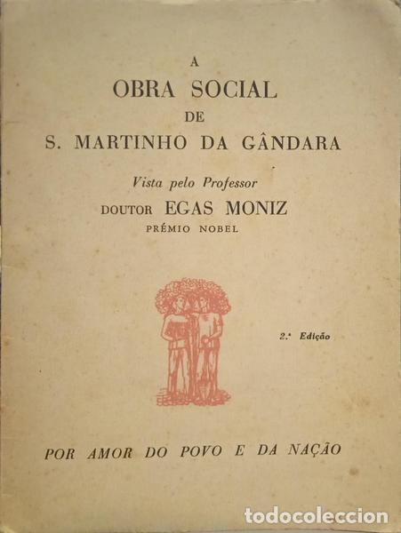 Libros: EGAS MONIZ. (Ant&oacute;nio Caetano de Abreu Freire) - UMA OBRA E UMA DATA. - Foto 1