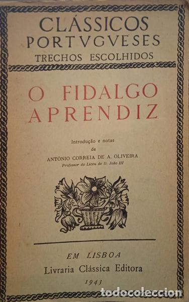 Libros: MANUEL DE MELO. (D. Francisco) - O FIDALGO APRENDIZ. - Foto 1