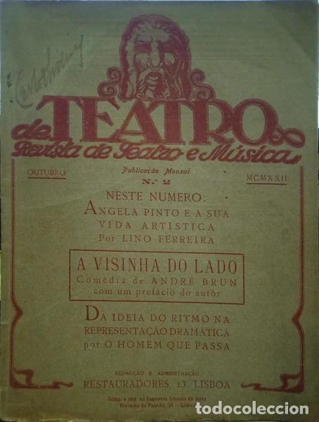 Libros: TEATRO (DE), N.&ordm; 2, OUTUBRO 1922. - Foto 1
