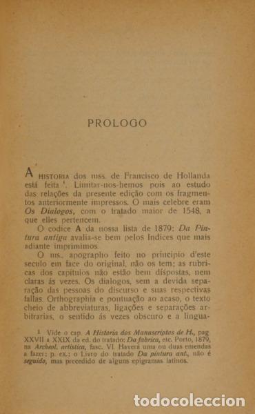 Libros: HOLANDA. (Francisco de) - DA PINTVRA ANTIGVA. - Foto 2