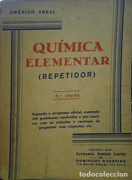 Libros: AREAL. (Am&eacute;rico) - QU&Iacute;MICA ELEMENTAR. - Foto 1