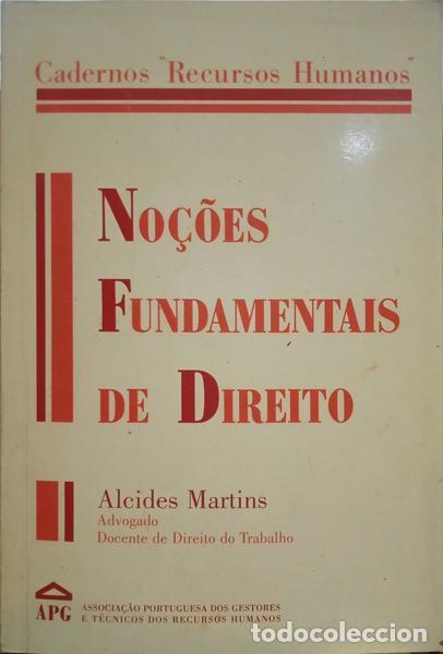 Libros: MARTINS. (Alcides) - NO&Ccedil;&Otilde;ES FUNDAMENTAIS DE DIREITO. - Foto 1