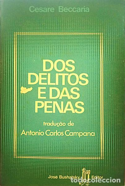 Libros: BECCARIA. (Cesare) - DOS DELITOS E DS PENAS. - Foto 1