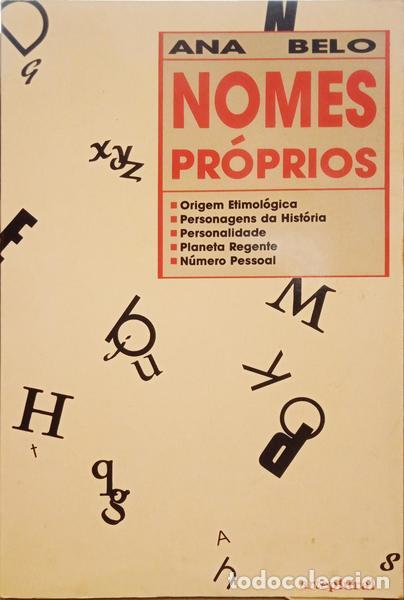 Libros: BELO. (Ana) - NOMES PR&Oacute;PRIOS. - Foto 1