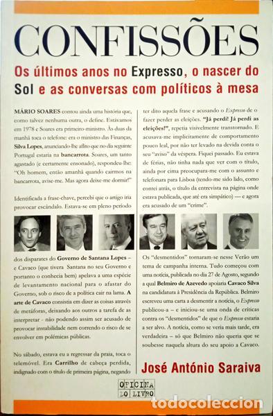 Libros: SARAIVA. (Jos&eacute; Ant&oacute;nio) - CONFISS&Otilde;ES. - Foto 1