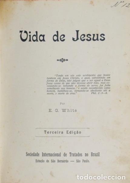 Libros: WHITE. (Ellen Gould) - VIDA DE JESUS. - Foto 1