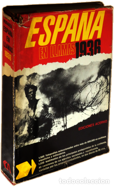 Libros: MUGARZA. (Bernardo Gil) - ESPA&Ntilde;A EN LLAMAS 1936. - Foto 4